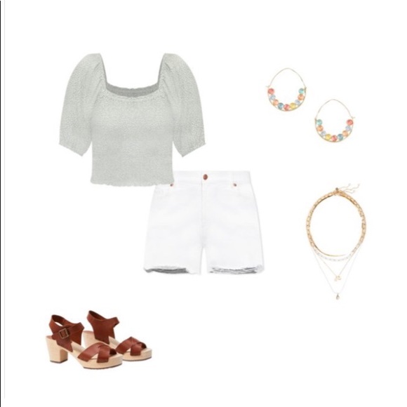 NWT White Loft Shorts - Picture 5 of 5